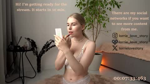 Snapshot of lorrie_love_story chatting on January 11, 2025, 1:01 pm Lorrie online show from January 11, 2025, 1:01 pm