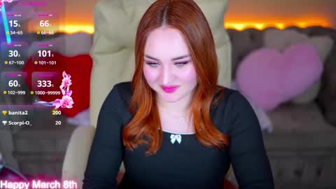 Snapshot of lovelyybell chatting on March 8, 2026, 2:32 pm B E L L online show from March 8, 2026, 2:32 pm