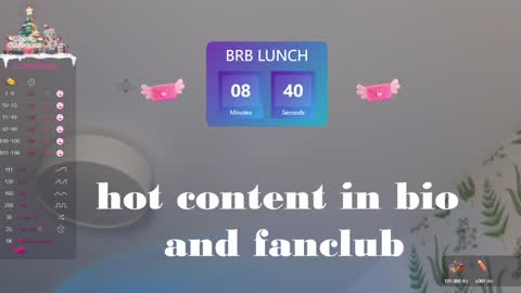 Snapshot of marie_diaze chatting on December 10, 2024, 8:30 am Marie LEAVE YOUR WITH ME online show from December 10, 2024, 8:30 am