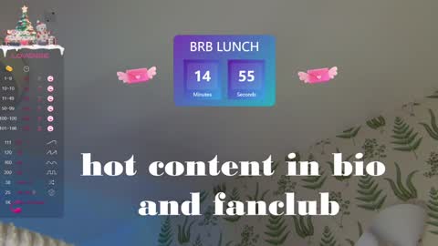 Snapshot of marie_diaze chatting on December 11, 2024, 11:30 am Marie LEAVE YOUR WITH ME online show from December 11, 2024, 11:30 am