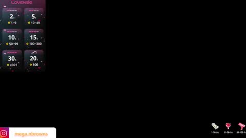 Megan  online show from February 24, 2025, 12:59 pm