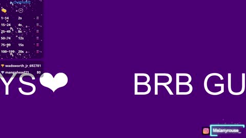 melanyrouse1 online show from January 23, 2025, 3:58 am