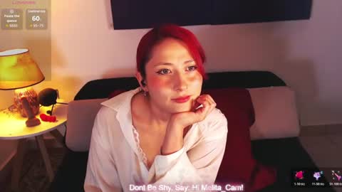 Snapshot of melita_cam chatting on June 16, 2026, 1:30 am Camelia P online show from June 16, 2026, 1:30 am