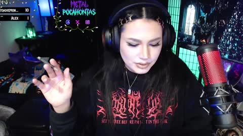 Snapshot of metalpocahotass chatting on December 28, 2024, 6:17 am MetalPocahotass online show from December 28, 2024, 6:17 am