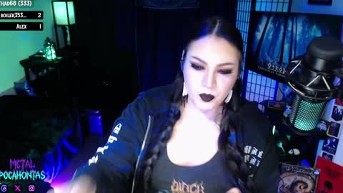 Snapshot of metalpocahotass chatting on February 3, 2025, 3:09 am MetalPocahotass online show from February 3, 2025, 3:09 am