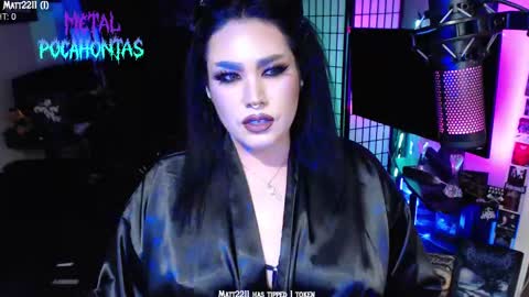Snapshot of metalpocahotass chatting on November 19, 2025, 12:10 am MetalPocahotass online show from November 19, 2025, 12:10 am