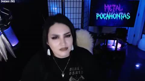 Snapshot of metalpocahotass chatting on June 19, 2026, 11:41 pm MetalPocahotass online show from June 19, 2026, 11:41 pm