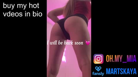 Snapshot of mia4sin chatting on June 7, 2026, 11:47 am Mia Martskaya online show from June 7, 2026, 11:47 am