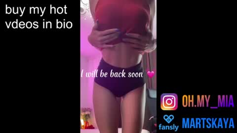 Mia Martskaya online show from June 25, 2026, 10:20 am