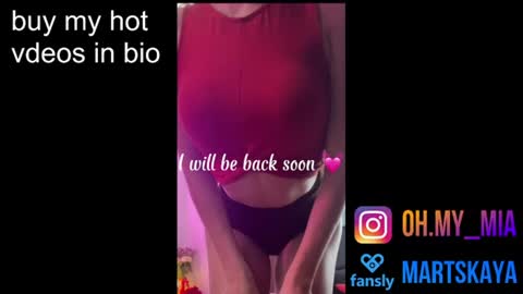 Mia Martskaya online show from June 28, 2026, 5:30 pm