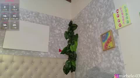 Snapshot of michele_rooss00 chatting on April 25, 2026, 12:35 am melannie follow my new page online show from April 25, 2026, 12:35 am