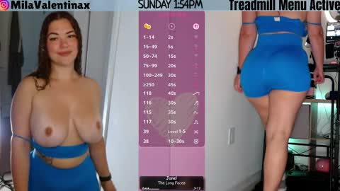 Snapshot of milavalentinax chatting on April 26, 2026, 5:54 pm Mila Valentina online show from April 26, 2026, 5:54 pm