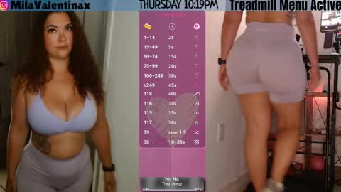 Snapshot of milavalentinax chatting on May 22, 2026, 2:19 am Mila Valentina online show from May 22, 2026, 2:19 am