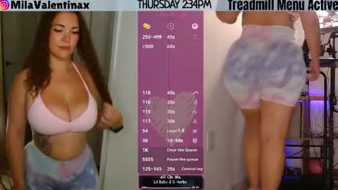 Snapshot of milavalentinax chatting on June 18, 2026, 6:34 pm Mila Valentina online show from June 18, 2026, 6:34 pm