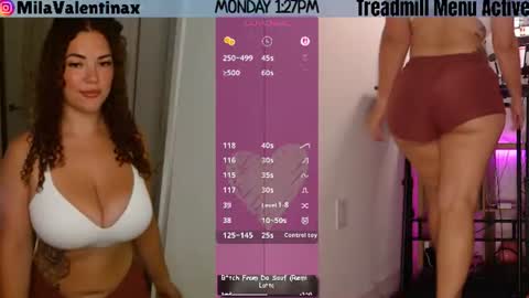Snapshot of milavalentinax chatting on July 13, 2026, 5:27 pm Mila Valentina online show from July 13, 2026, 5:27 pm