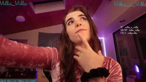 milla_milla online show from February 23, 2025, 6:28 am