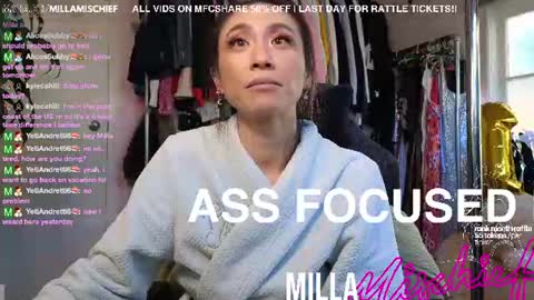 Snapshot of millamischief chatting on June 30, 2026, 10:11 pm Milla Mischief online show from June 30, 2026, 10:11 pm