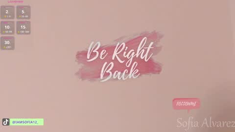 Sofia Alvarez online show from January 27, 2025, 12:37 pm