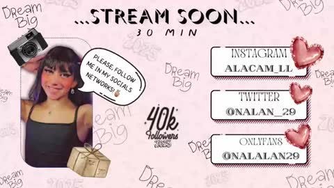 Onlyf4s nalalan29 online show from February 1, 2025, 6:10 am