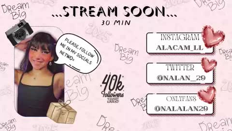 Onlyf4s nalalan29 online show from February 28, 2025, 6:10 am