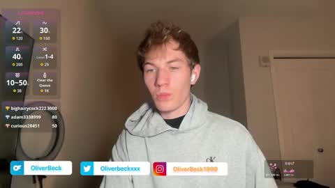 Oliver Beck online show from April 21, 2026, 2:37 am