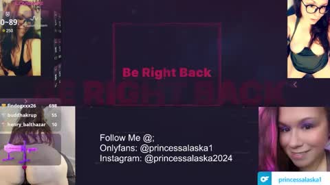 Snapshot of princessalaska1 chatting on January 21, 2025, 2:59 pm PrincessAlaska online show from January 21, 2025, 2:59 pm