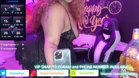Queen Cherise Roze online show from January 1, 2025, 3:56 am