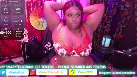 Queen Cherise Roze online show from September 17, 2025, 5:14 pm
