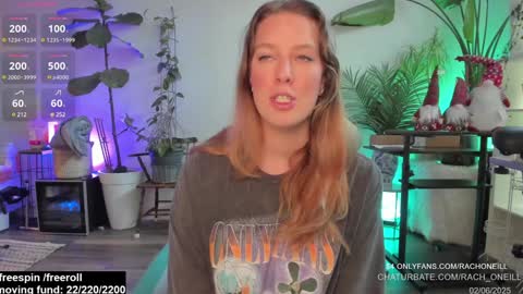 Rach ONeill online show from February 6, 2025, 7:18 pm