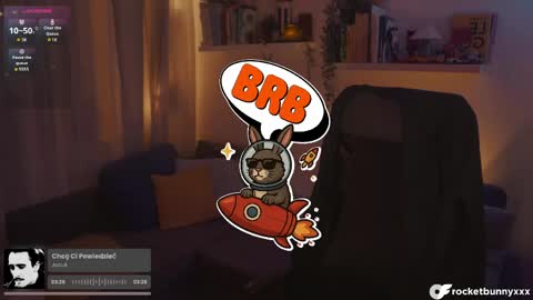 Rocket Bunny online show from April 24, 2026, 11:18 pm