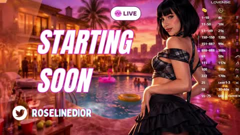 Lyla OF roselinedior online show from April 5, 2026, 3:42 pm