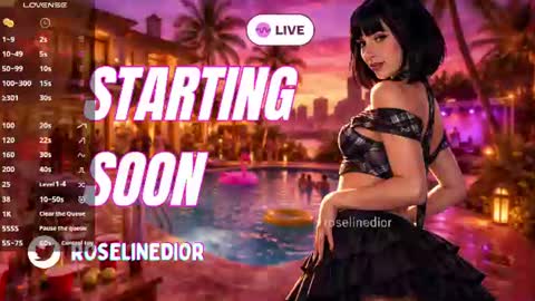 Lyla OF roselinedior online show from June 11, 2026, 3:43 pm