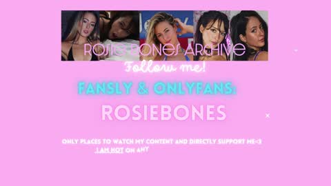 Rosie Bones online show from December 16, 2024, 12:59 am