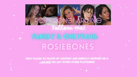 Rosie Bones online show from March 12, 2025, 7:59 pm