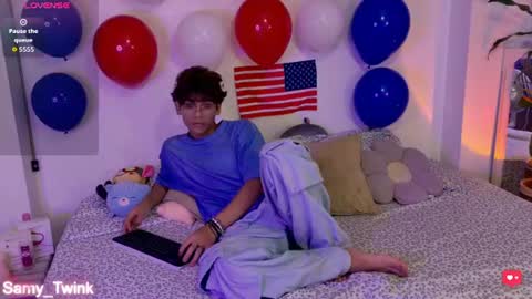 Snapshot of samy_twink chatting on July 4, 2026, 3:02 am Sammy online show from July 4, 2026, 3:02 am