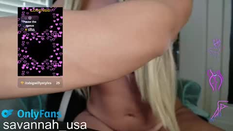 Onlyfans Savannah usa online show from January 27, 2025, 7:13 pm