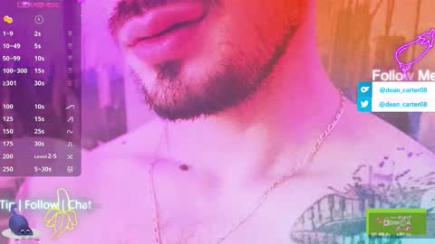 Dean Carter online show from September 22, 2025, 10:45 pm