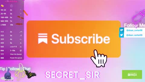 Dean Carter online show from October 4, 2025, 9:57 pm