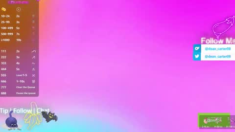 Dean Carter online show from November 25, 2025, 10:54 pm