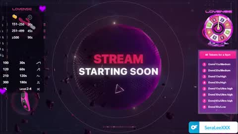 SeraLeeXXX online show from October 1, 2025, 5:41 pm