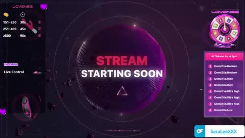 SeraLeeXXX online show from October 8, 2025, 3:53 pm