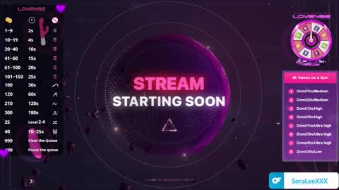 SeraLeeXXX online show from October 14, 2025, 5:03 pm