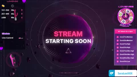 SeraLeeXXX online show from November 21, 2025, 5:33 pm