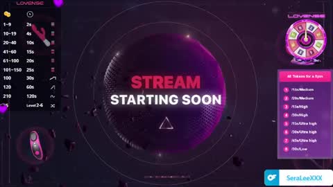 SeraLeeXXX online show from April 21, 2026, 3:50 pm