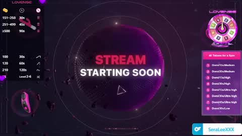 SeraLeeXXX online show from April 22, 2026, 4:41 pm