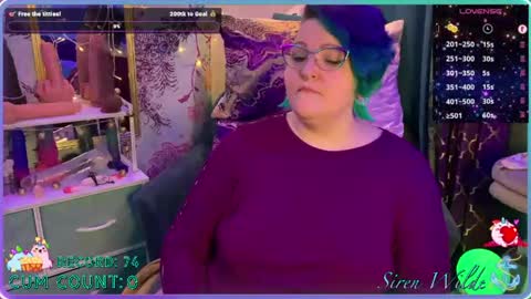 Snapshot of sirenwilde chatting on May 24, 2026, 2:49 am Siren Wilde online show from May 24, 2026, 2:49 am