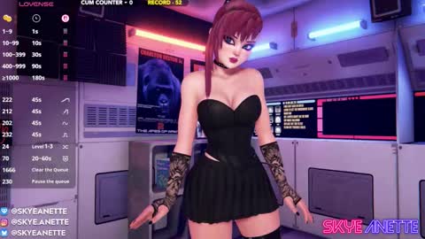 SkyeAnette online show from September 29, 2025, 1:11 am