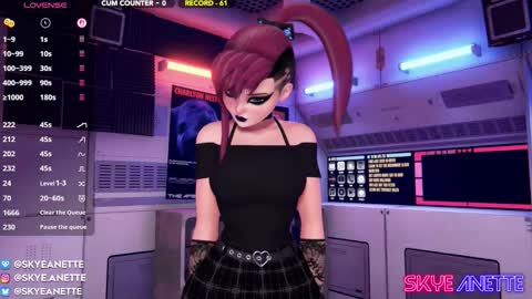 SkyeAnette online show from January 12, 2026, 2:06 am