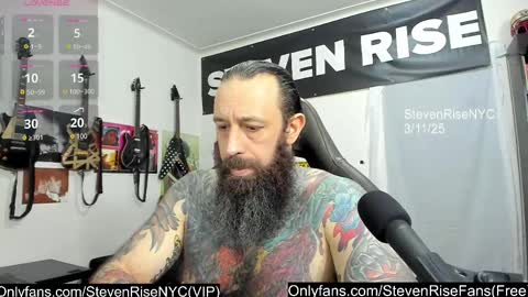StevenRiseNYC online show from March 12, 2025, 2:41 am