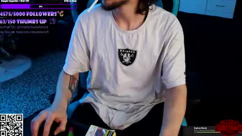 Snapshot of substanc3 chatting on March 6, 2026, 9:00 pm Im Substanc3 online show from March 6, 2026, 9:00 pm